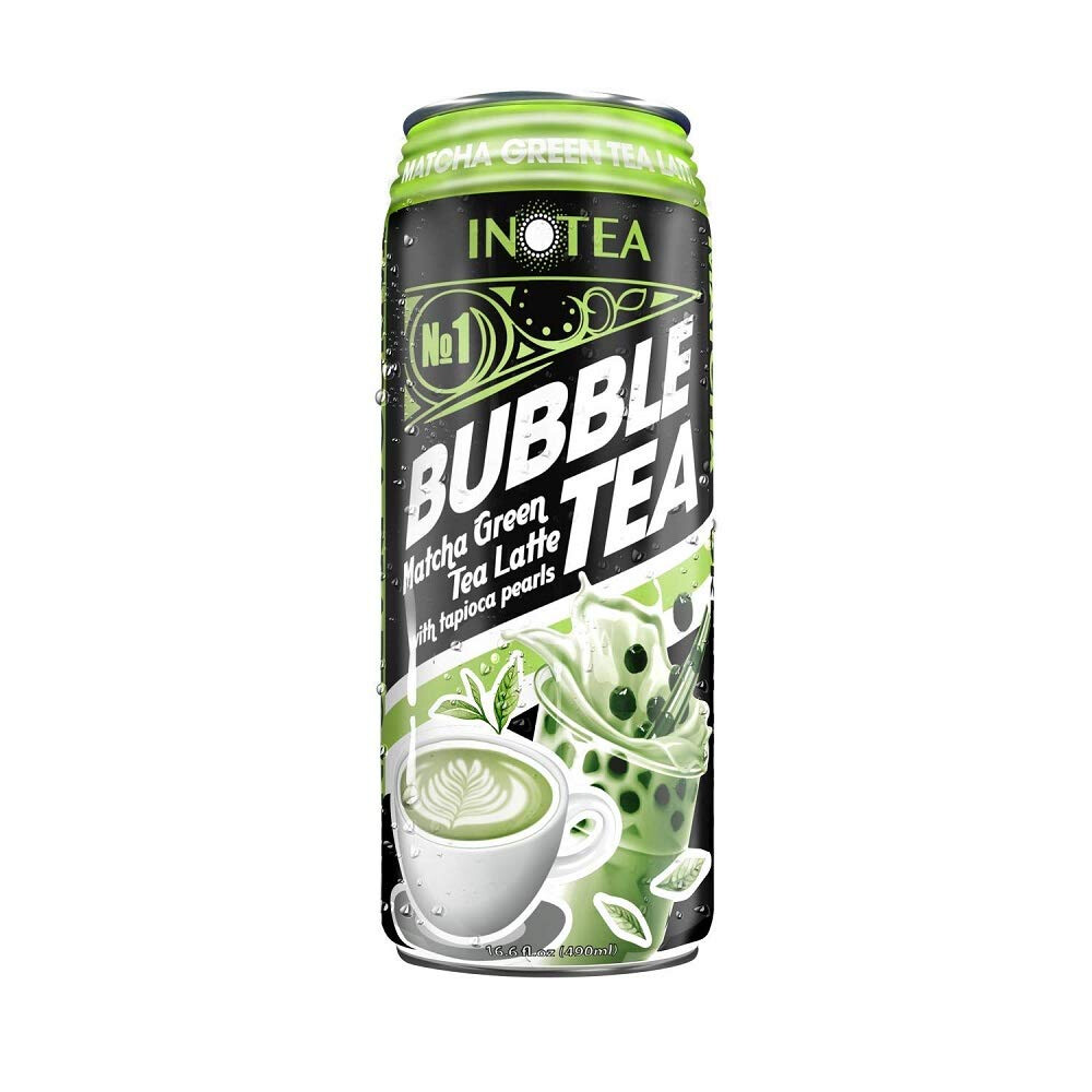 INOTEA BUBBLE TEA MATCHA GREEN TEA 490ml