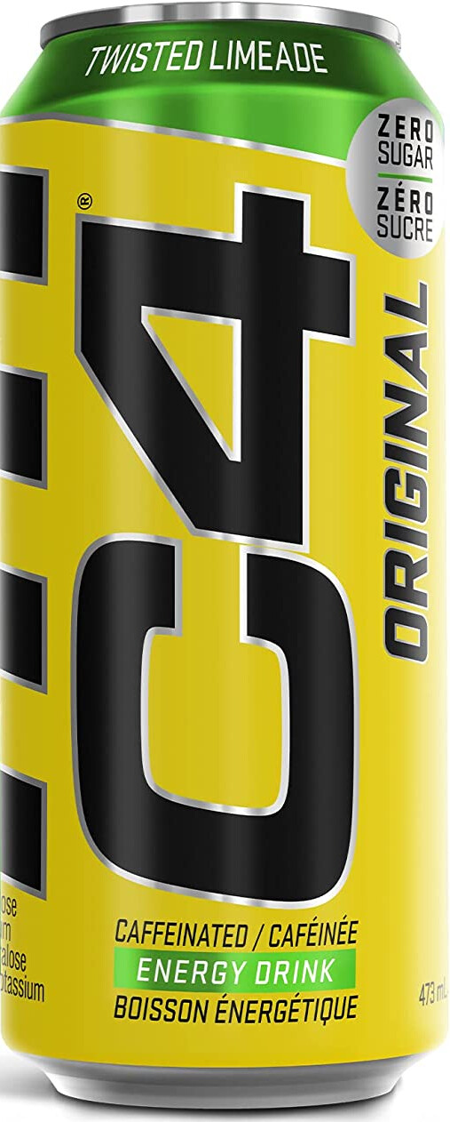 C4 TWISTED LIMEADE ORIGINAL ENERGY DRINK 16 FL (473ml)