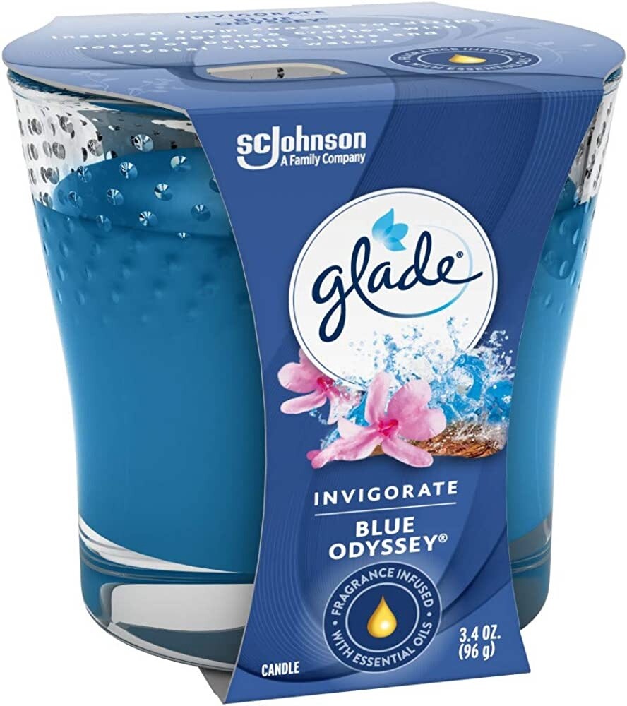 GLADE CANDLE 3 POINT4oz BLUE ODYSSEY