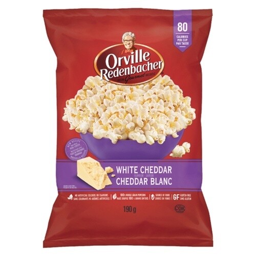 Orville Redenbacher Popcorn White Cheddar 190g