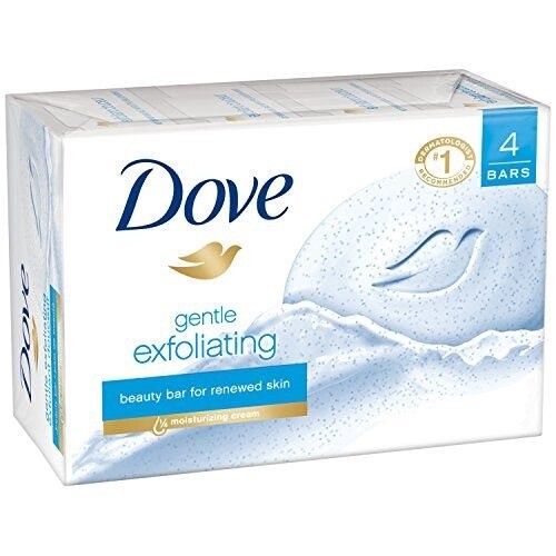DOVE SOAP 4PK 100g GENTLE EXFOLIATING