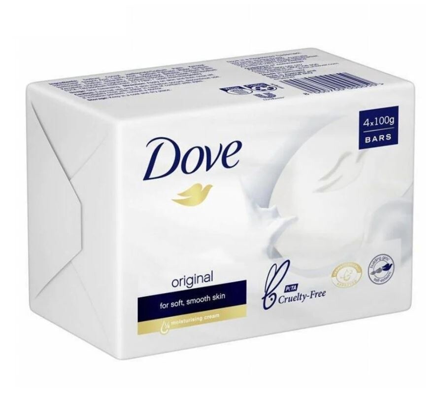 DOVE BAR SOAP 4 PK 100g ORGINAL