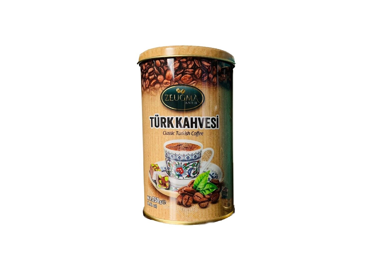 ZEUGMA Classic Turkish Coffee 250g Tin