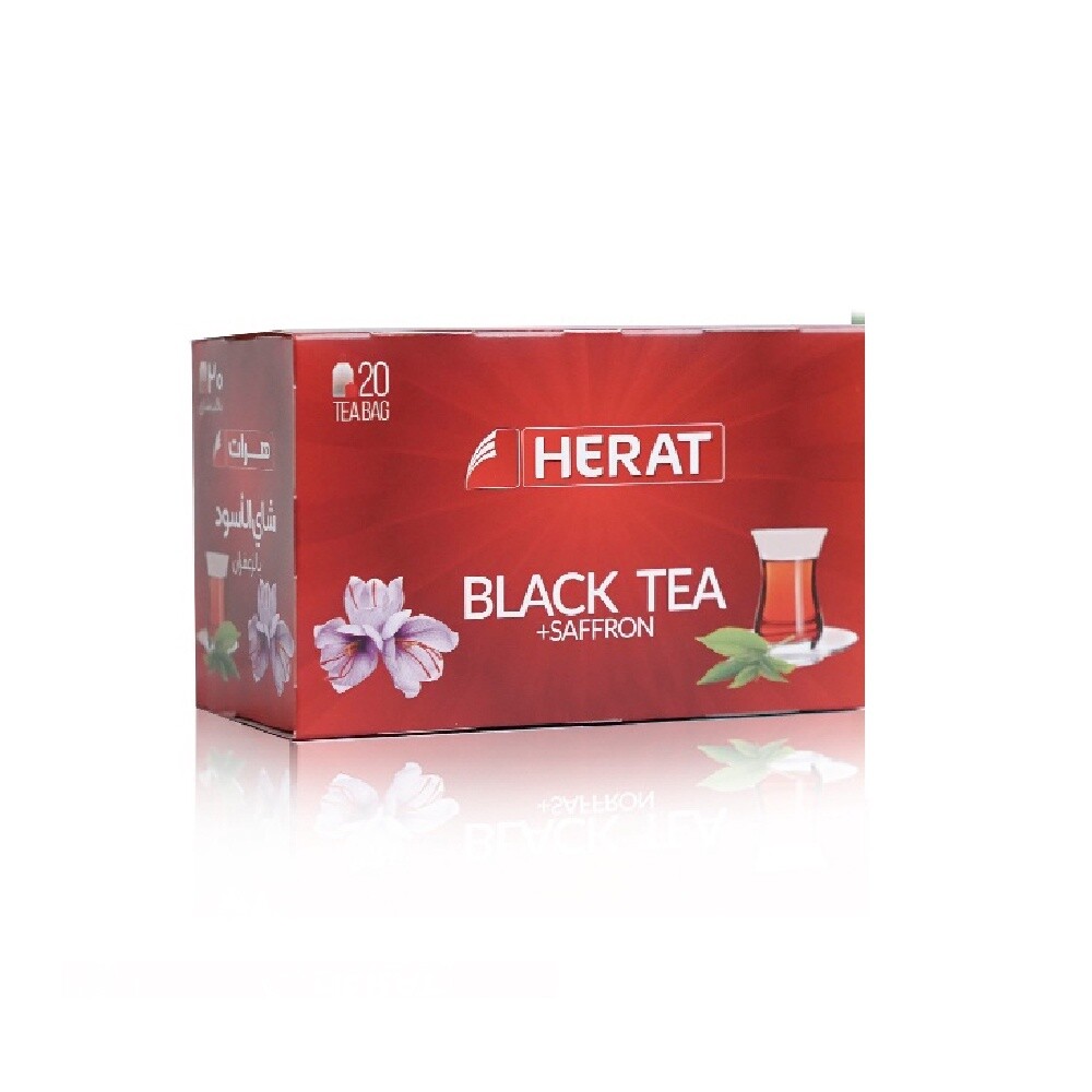 HERAT BLACK TEA+SAFFRON 20 TB
