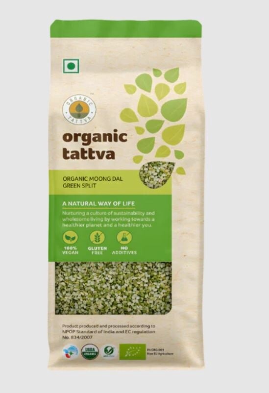 Organic tattva MUNG DAL Green Spl 4Lb