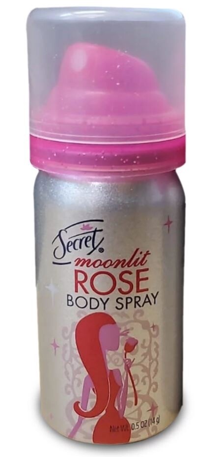 SECRET BODY SPRAY MOONLIT ROSE 14g