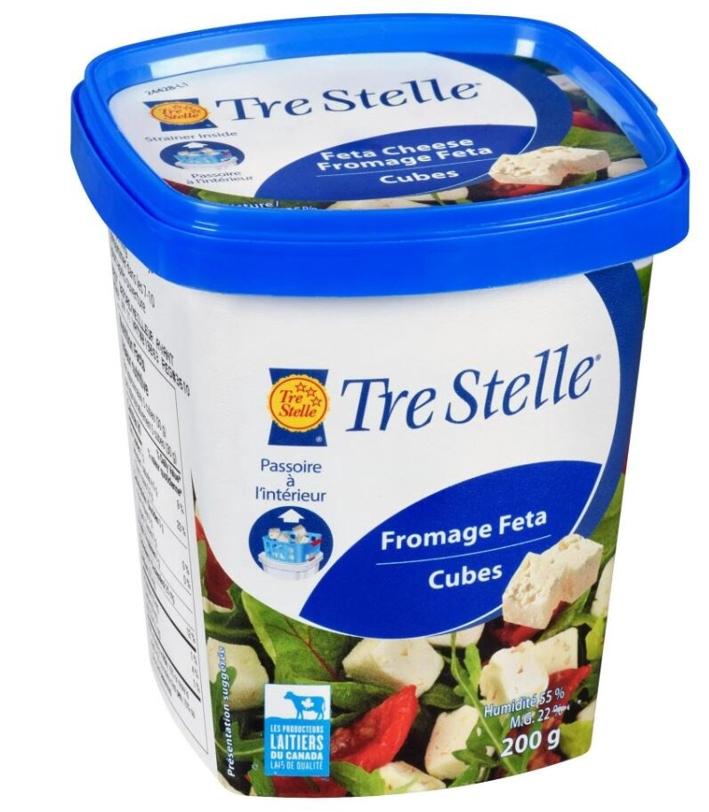 Tre Stelle Feta Cheese Cubes 200g