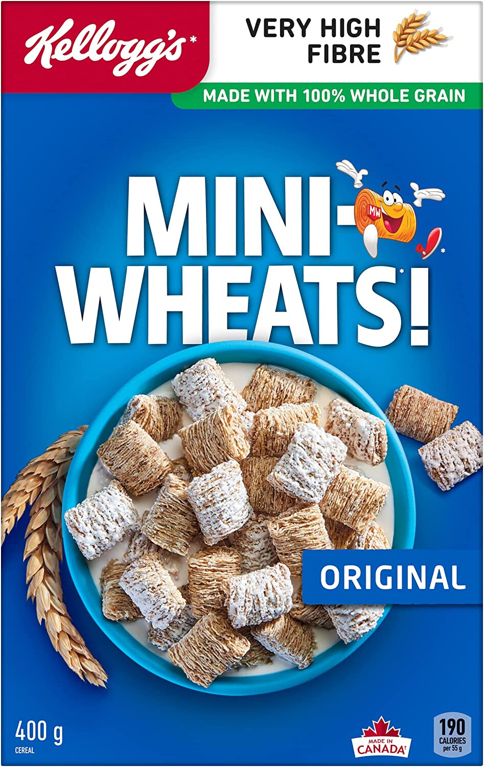 KELLOGG&#39;S MINI-WHEATS CEREAL ORIGINAL 400g
