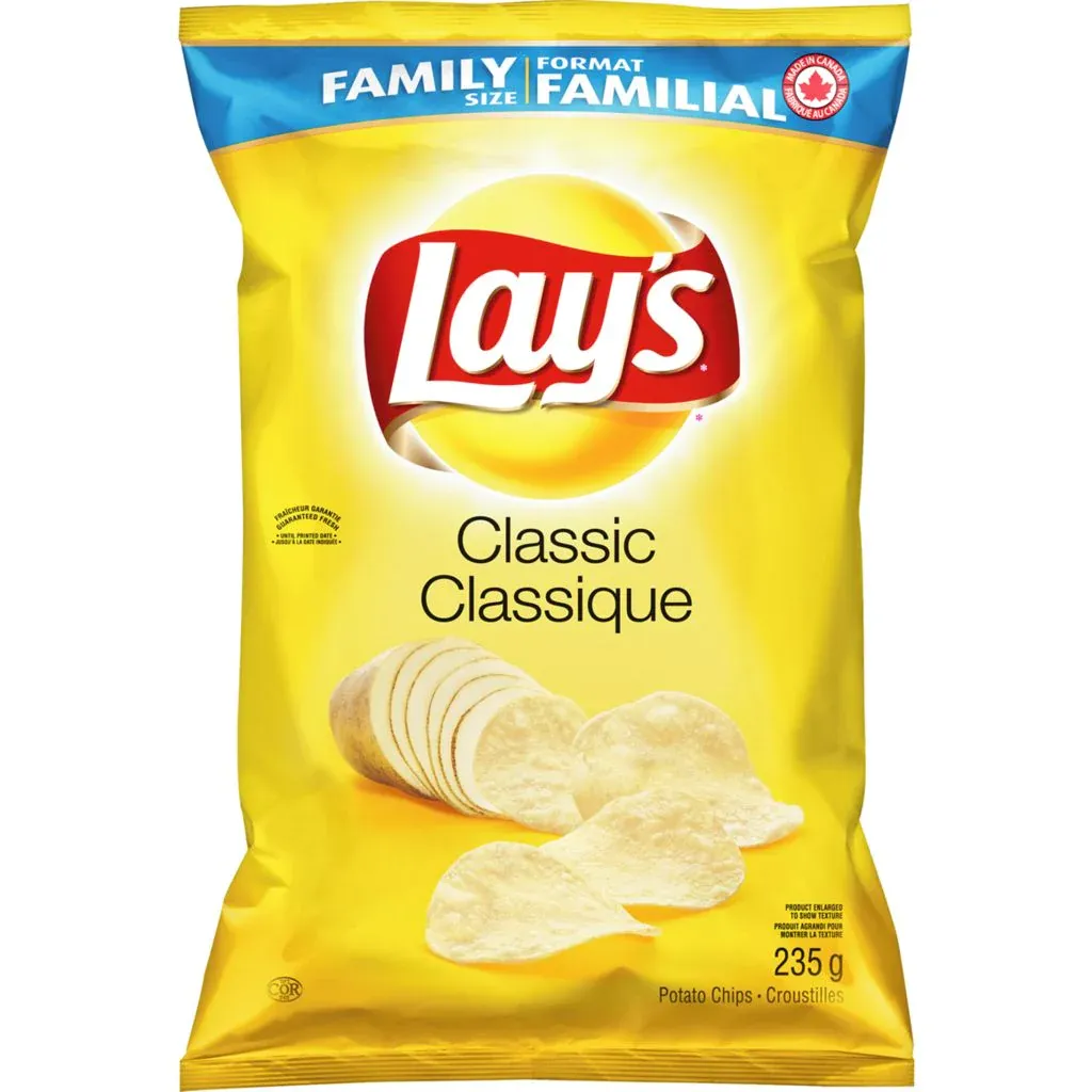 Lay's Classic Potato Chips Family Size 235g