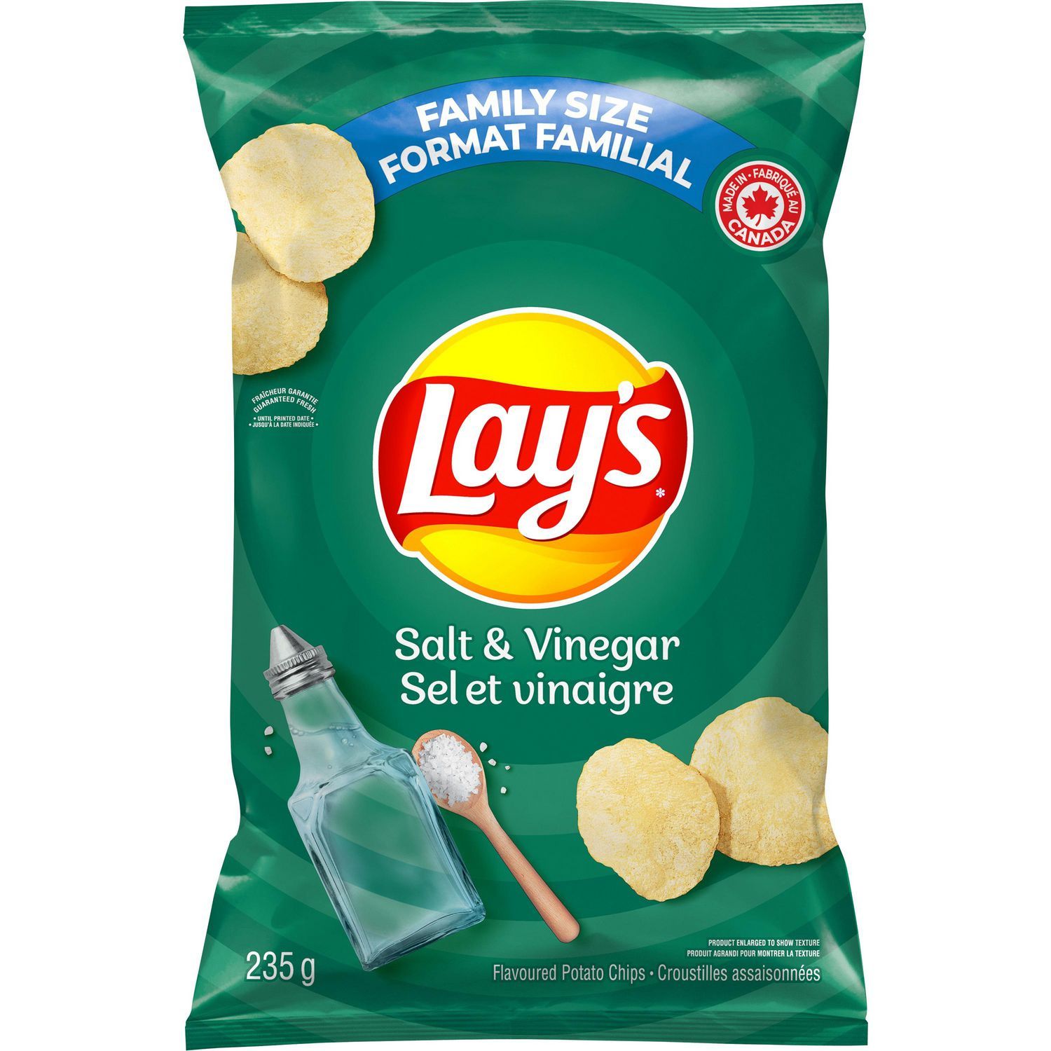 Lay's Salt &amp; Vinegar Potato Chips 220g