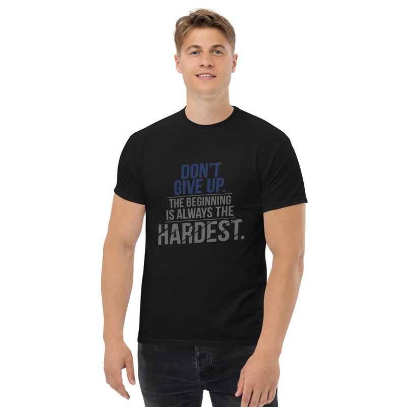 Classic "Don't Give Up" Men Shirt