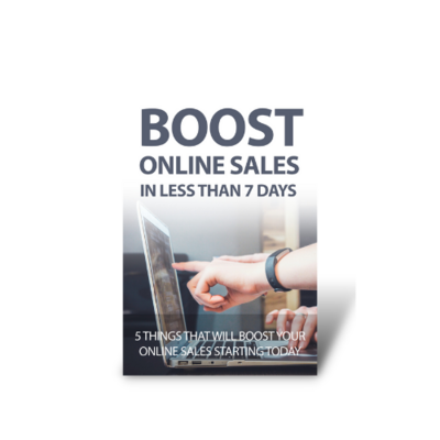 Boost Online Sales in Less Than 7 Days