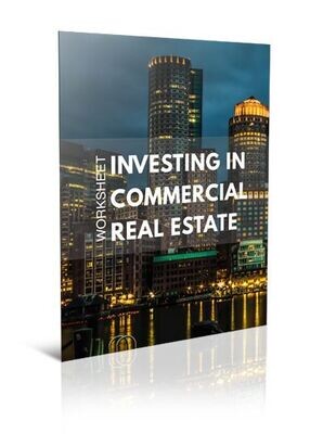 Investing In Commercial Real Estate Worksheet