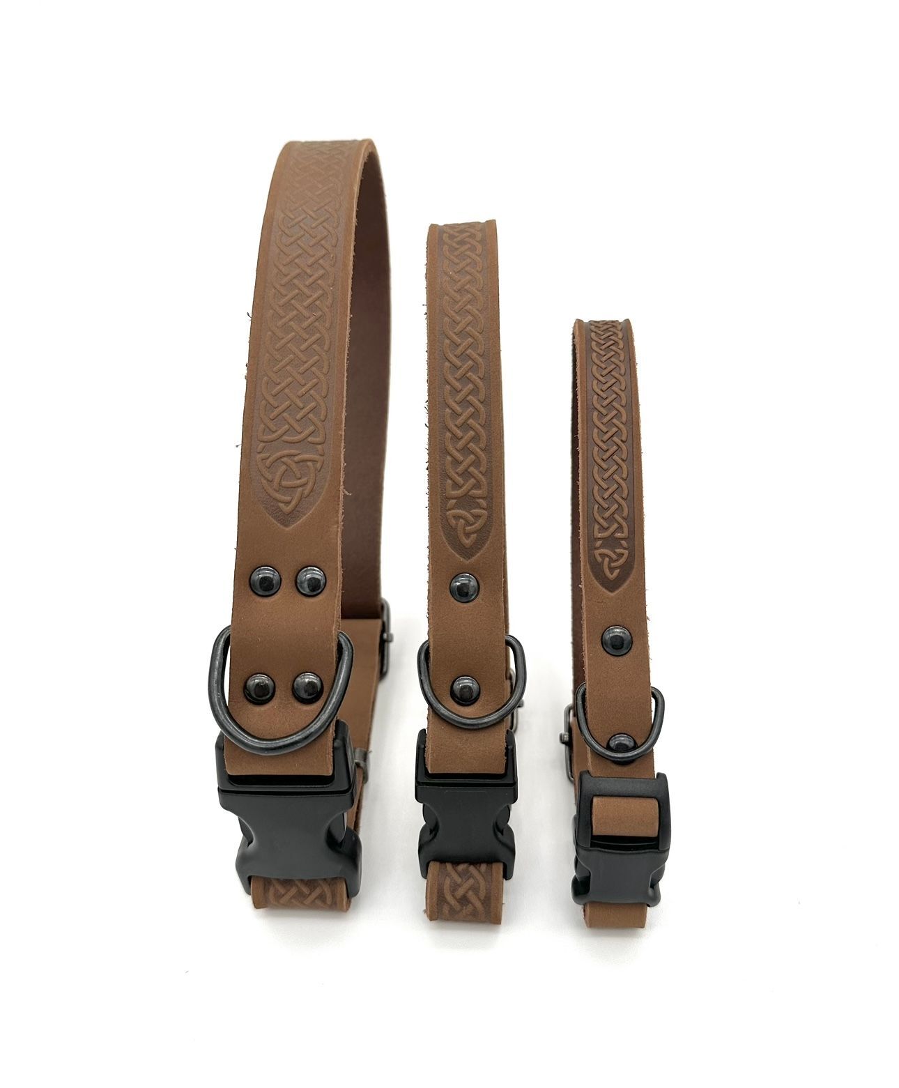 Sophisticated Leather Collar-Quick Release: 