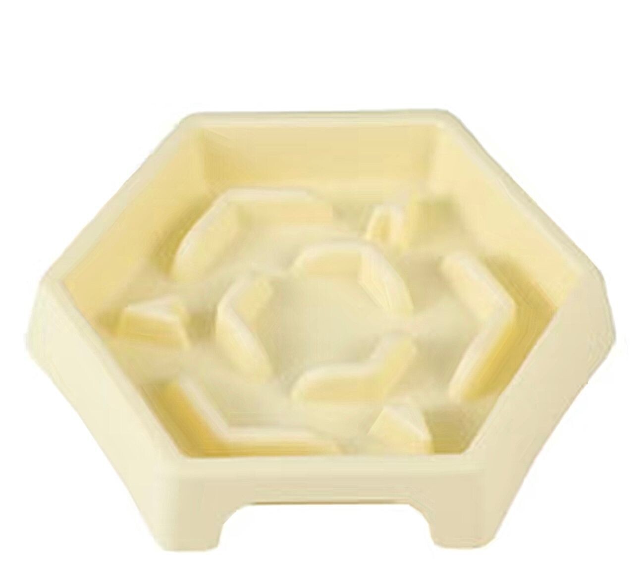 Slow Feed Puzzle Pet Bowl: "YELLOW"