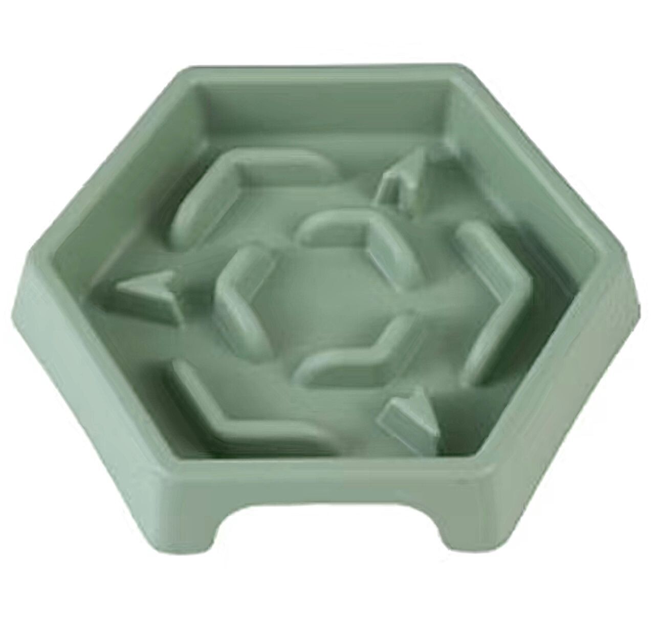 Slow Feed Puzzle Pet Bowl" "SAGE"