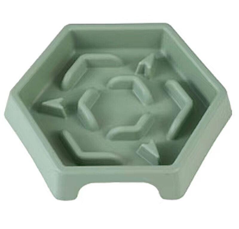 Slow Feed Puzzle Pet Bowl" "SAGE"