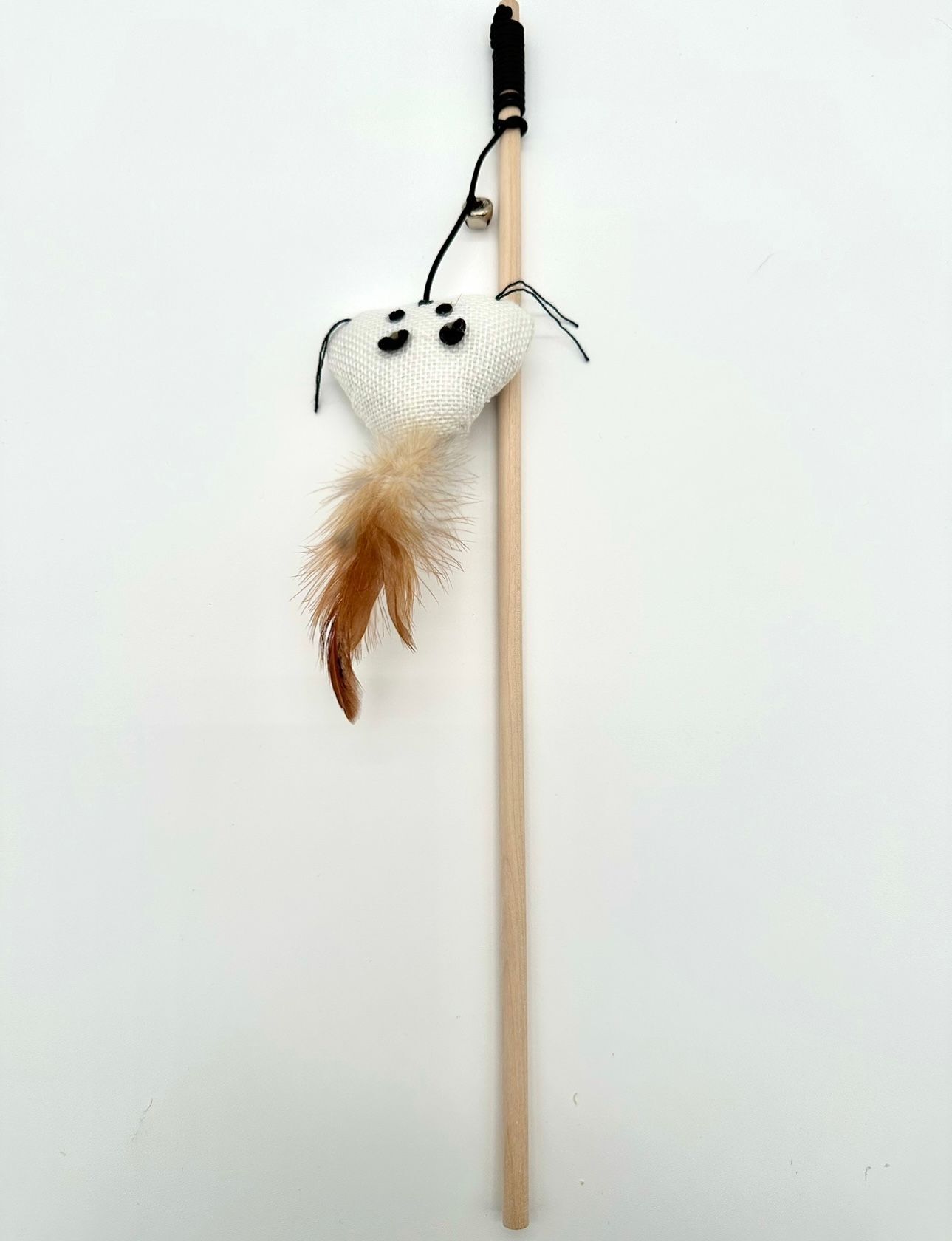 Cat teaser interactive toys on a stick: TRIANGLE