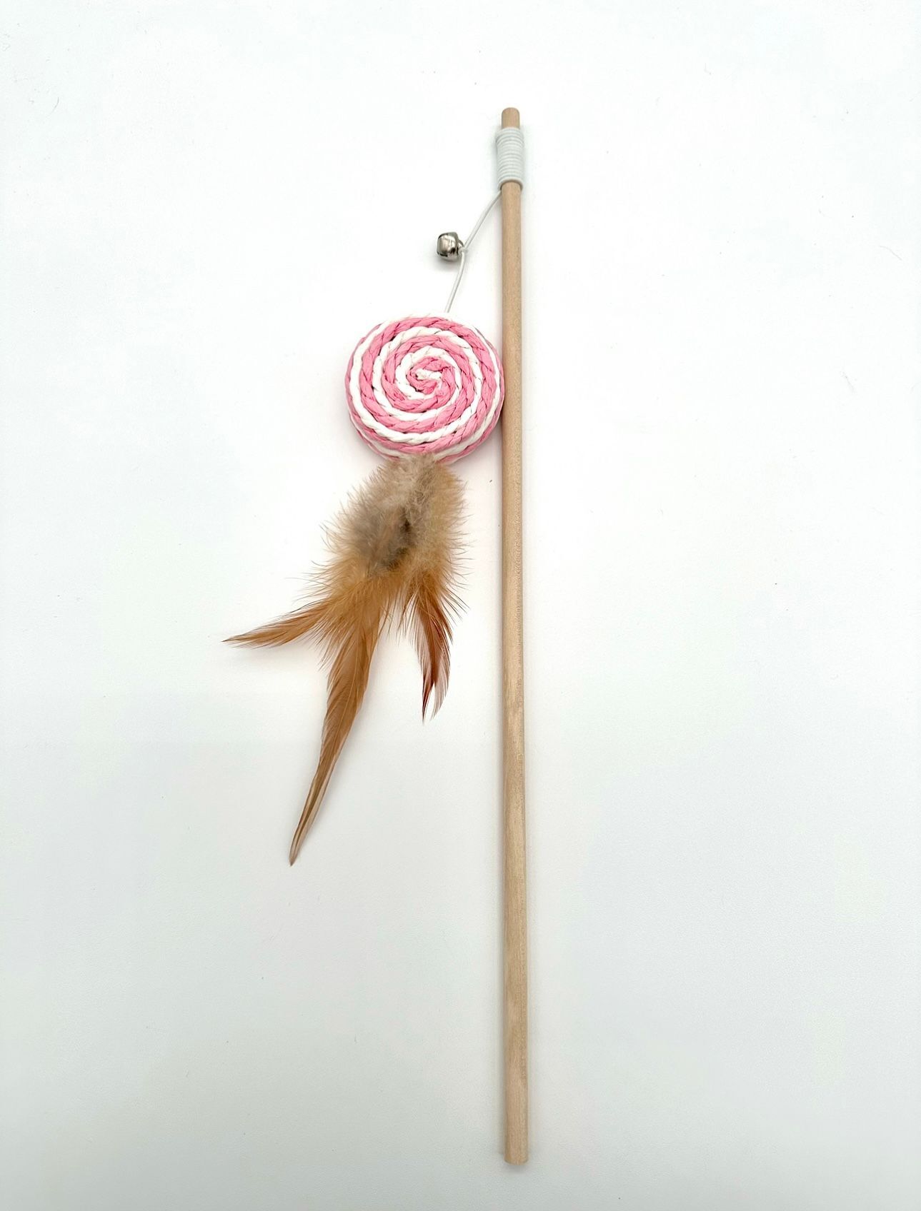Cat teaser interactive toys on a stick: 
