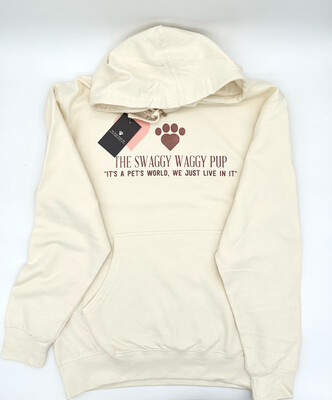 SWP Signature Hoodie For the Hoomans! "CREAM"
