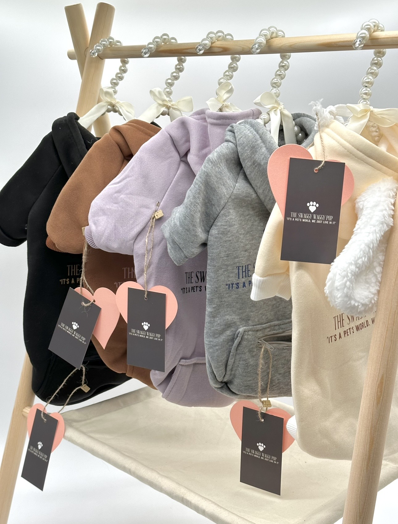 SWP Signature Logo Pup Hoodie: 