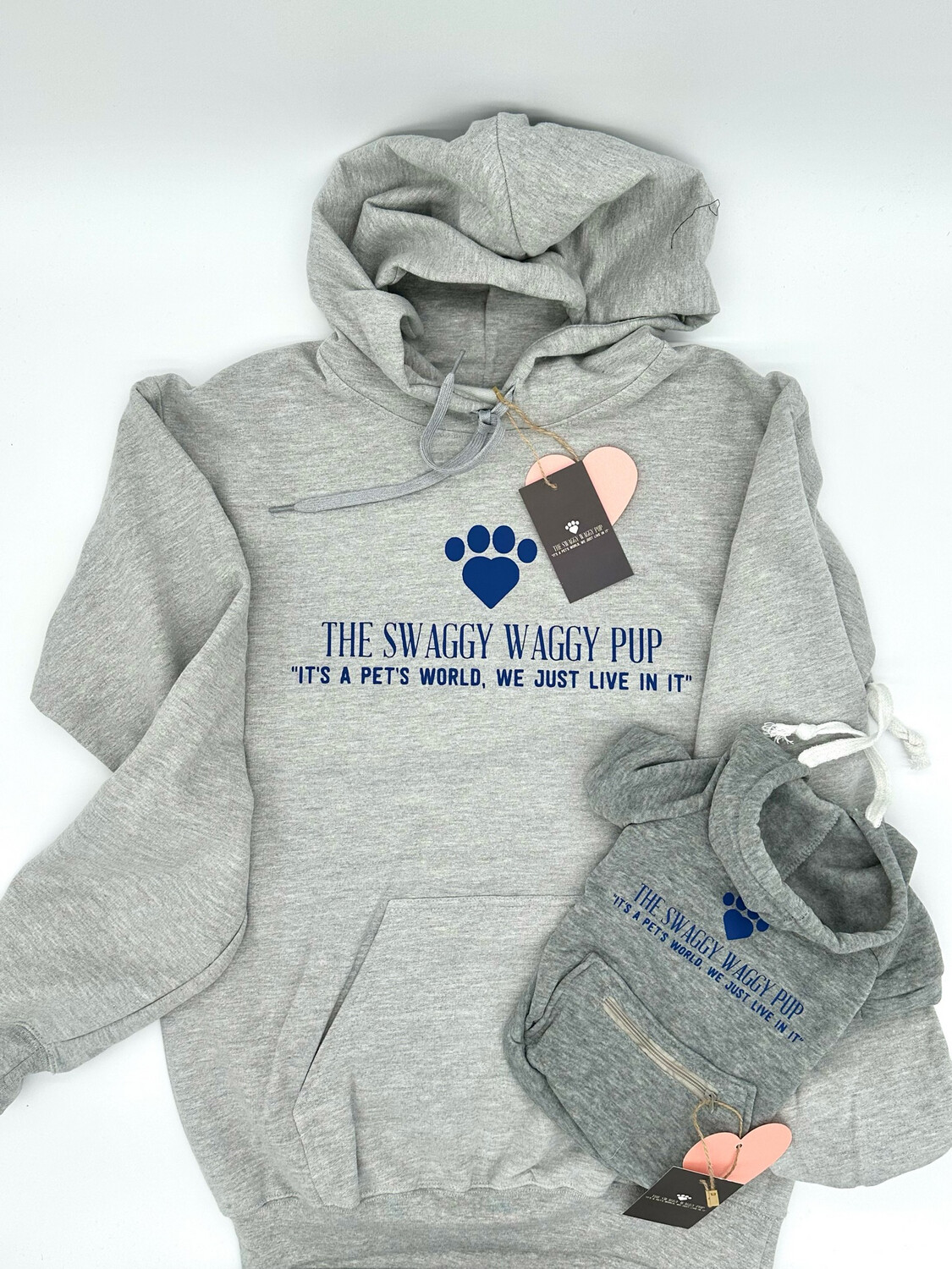 SWP Signature Hoodie For the Hoomans! "GRAY"