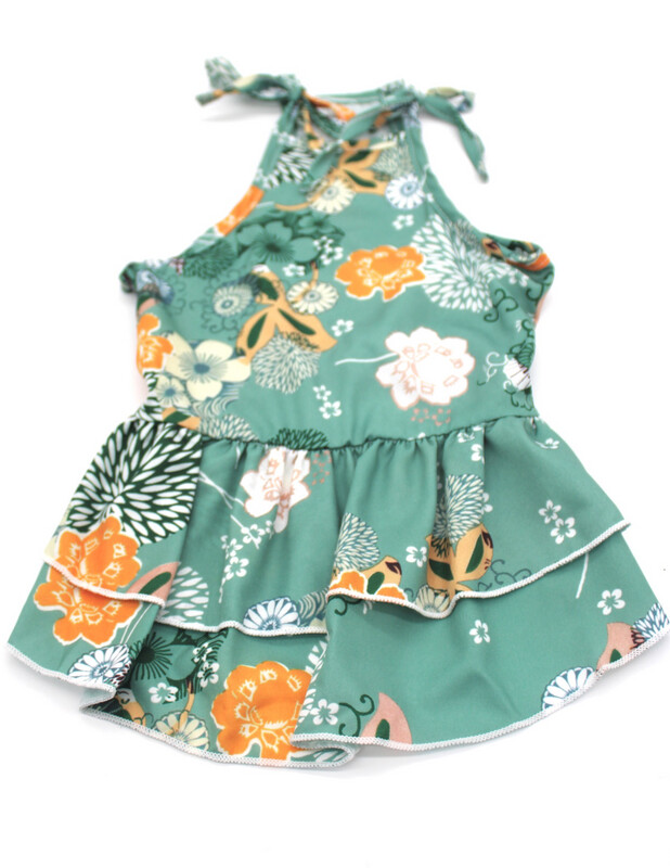 SPRING SAGE FLORAL DRESS?