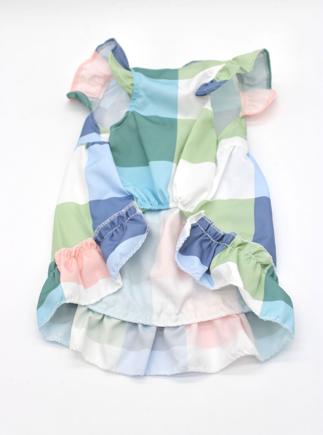 SPRING PASTEL PLAID PICNIC DRESS?