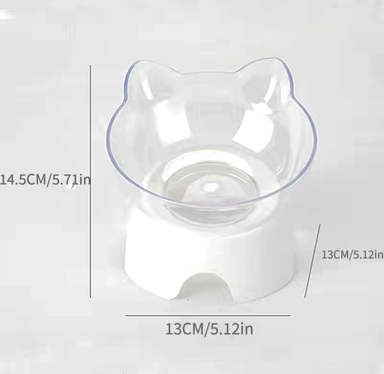 Cat Ears Platform Feeding Bowl
