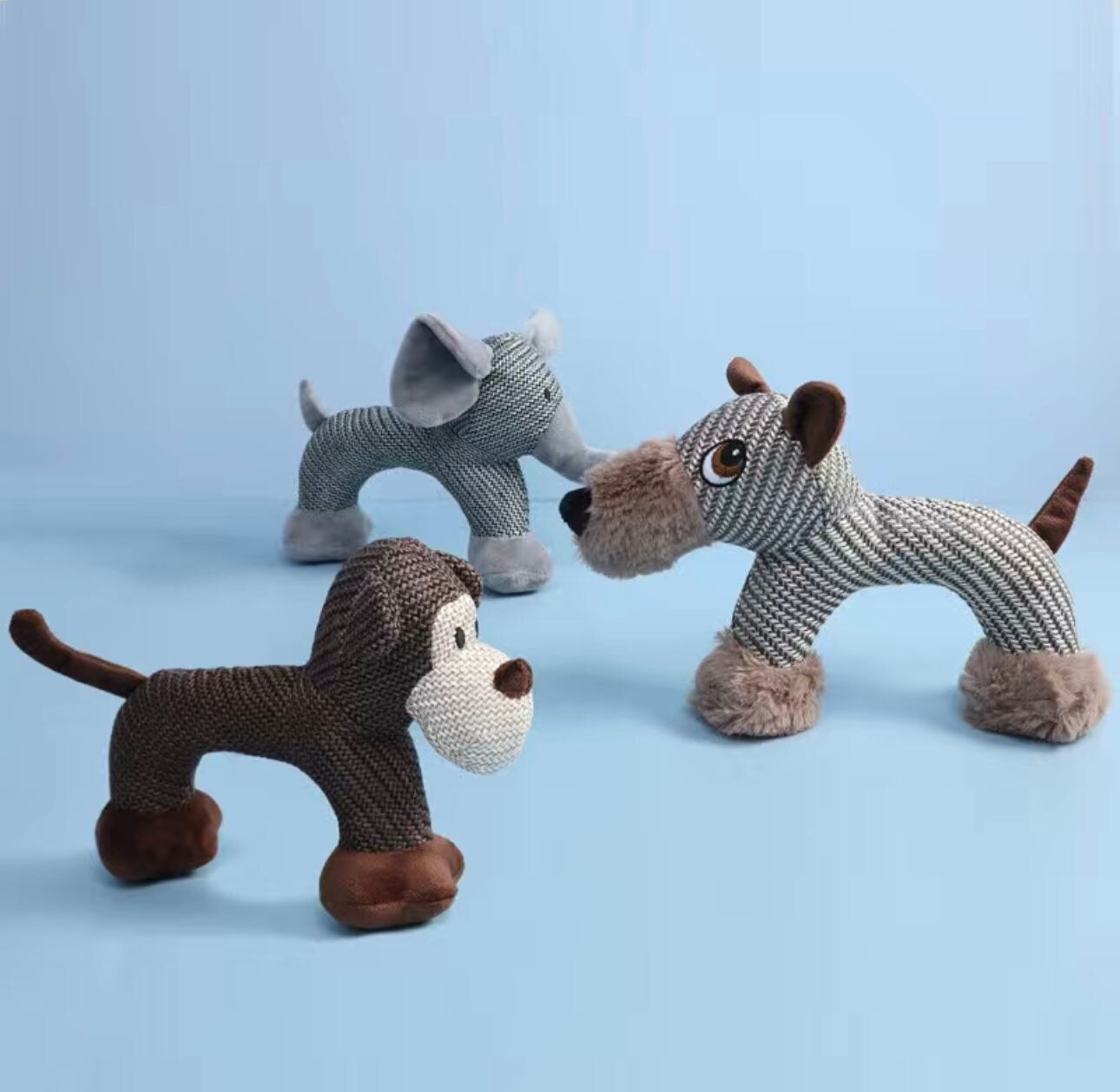 Plush Carton Dog Toys