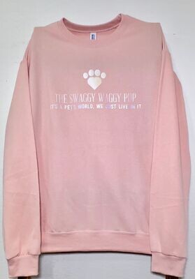 SWP CREW NECK- PINK