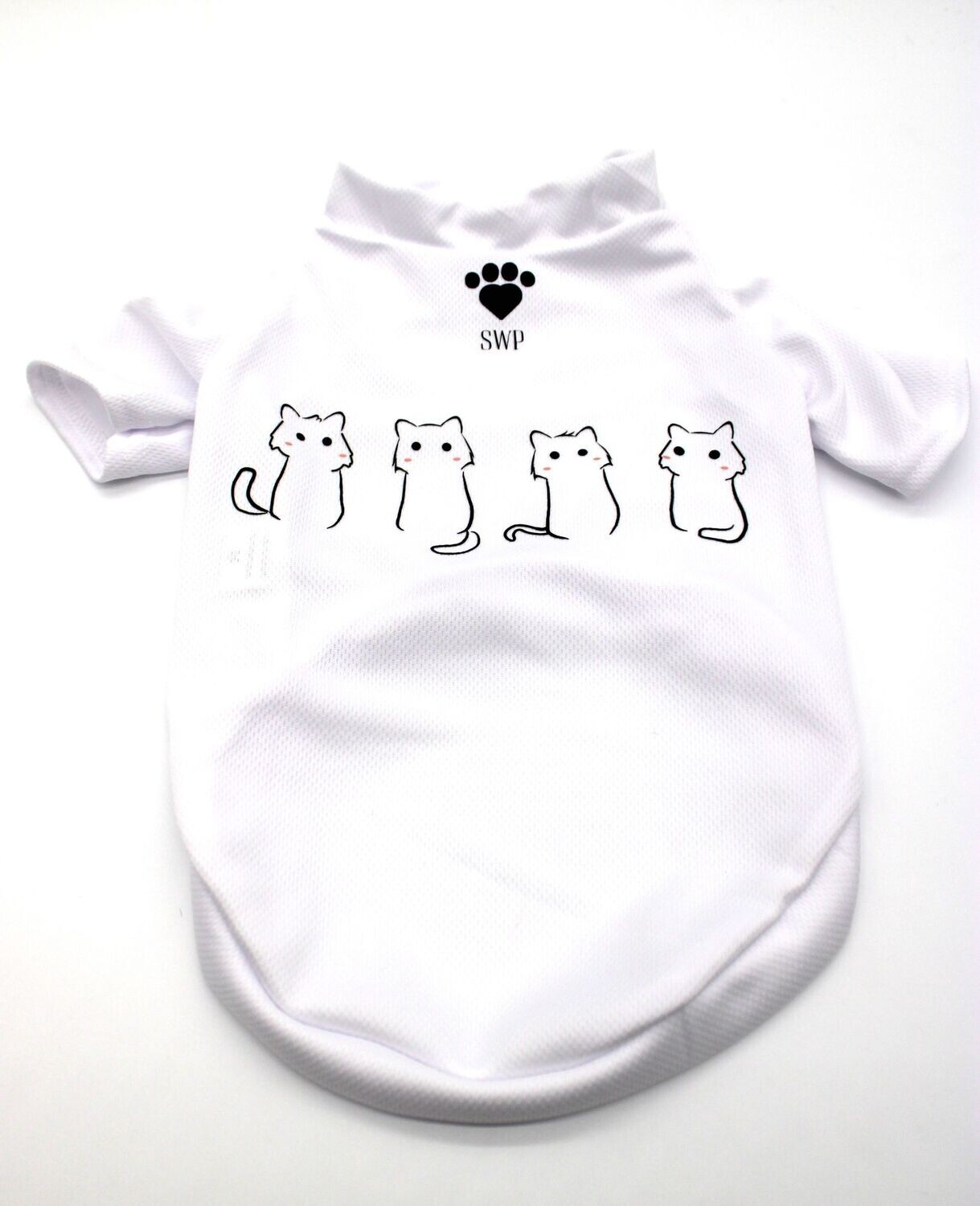 Cat TEE- WHITE