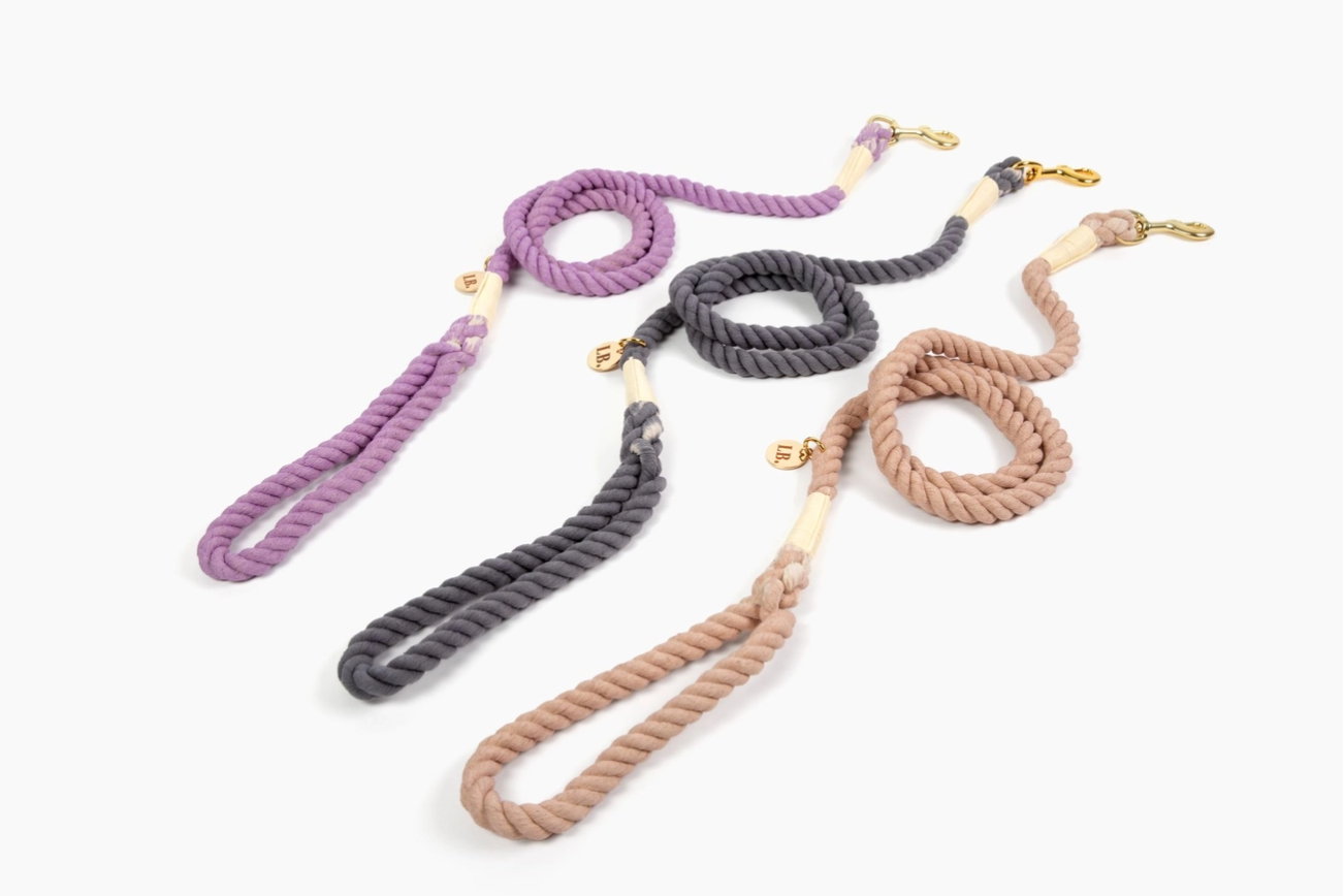 **NEW Rope Leash- LILAC