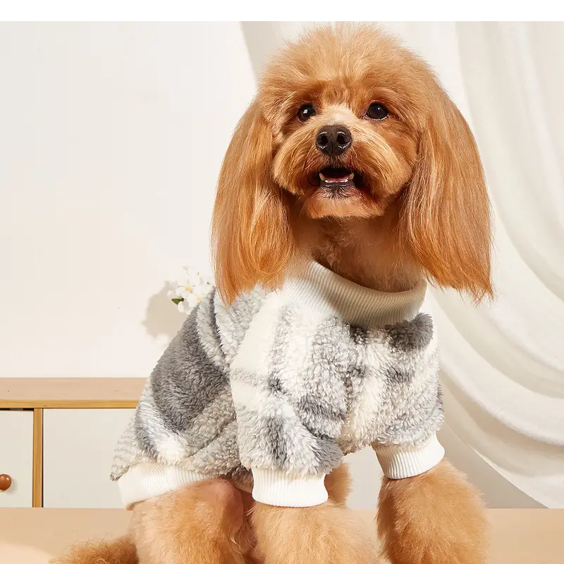 Soft Fuzzy Sweater- PLAID (NEW)