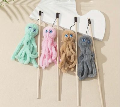Cat Teaser Toy- Octopus