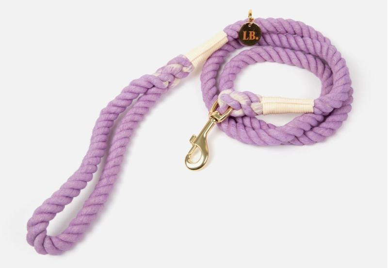 **NEW Rope Leash- LILAC