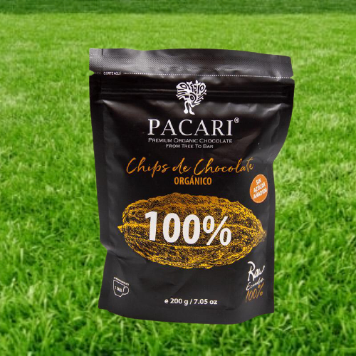 Chips de chocolate orgánico Pacari 100%
