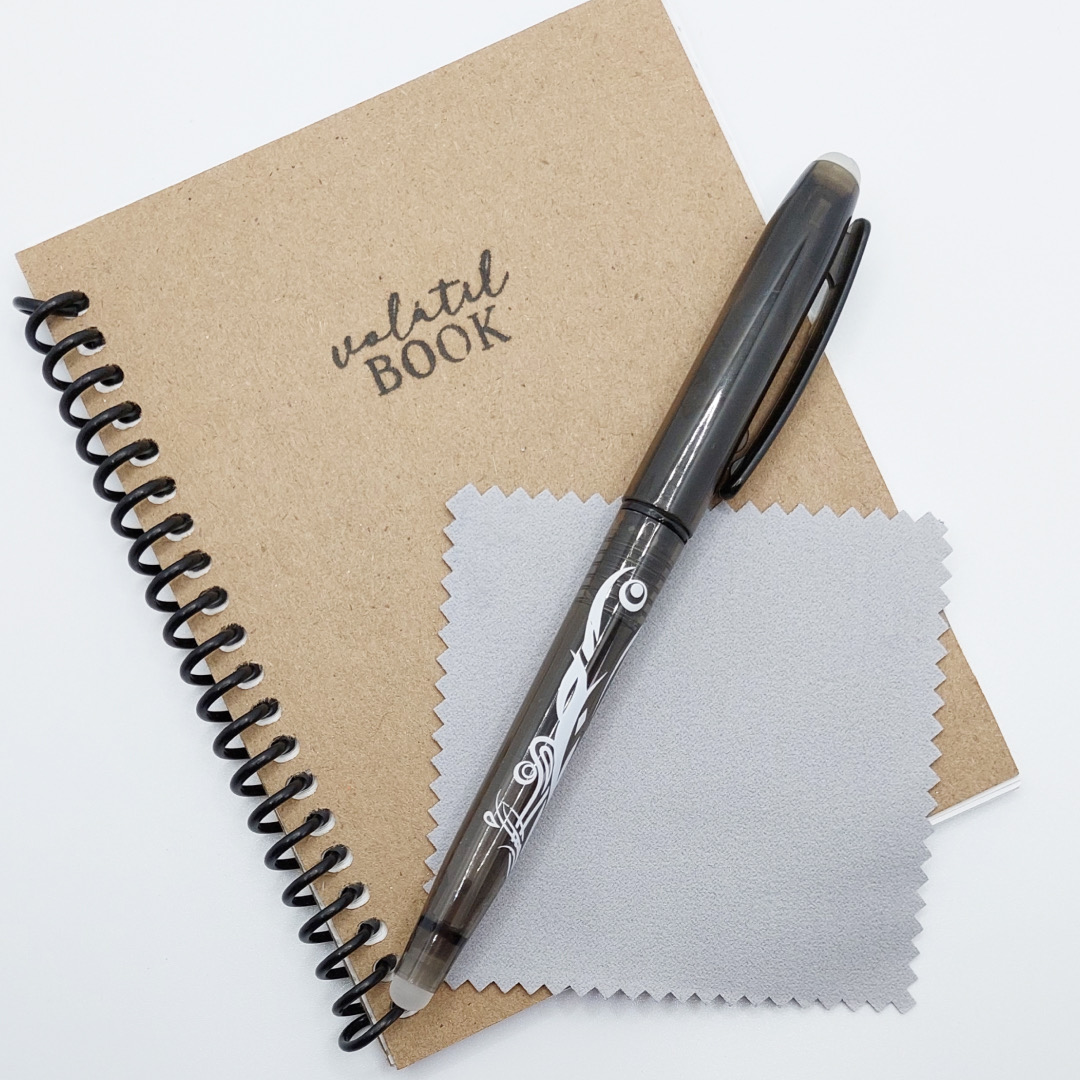 Cuaderno borrable reusable Volátil