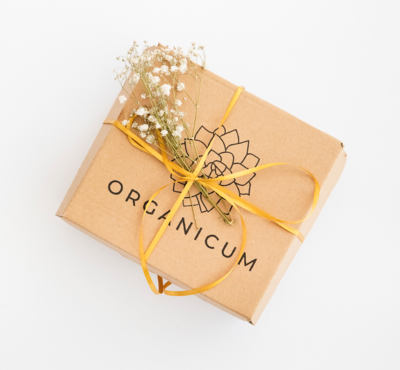 Caja de cartón Organicum