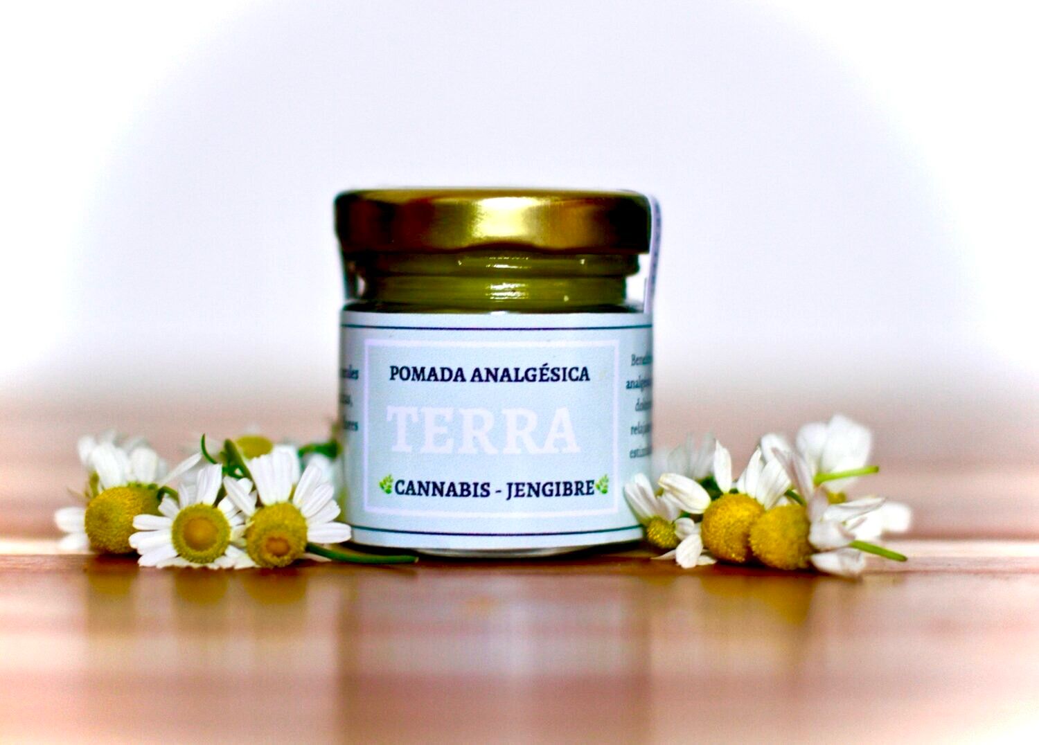 Pomada de cannabis (CBD) y jengibre (para cólicos, analgésico y anti-inflamatorio)
