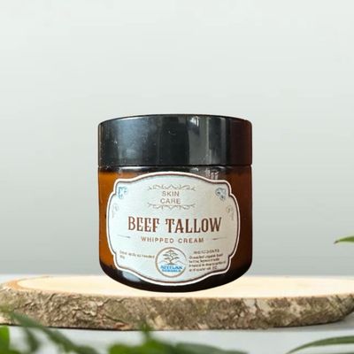 Crema tipo bálsamo de sebo orgánico (Beef Tallow)