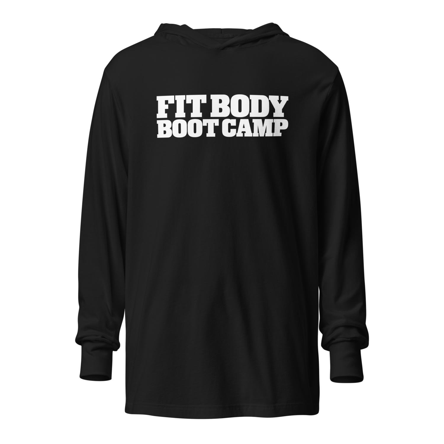 Unisex Hooded Long Sleeve Tee