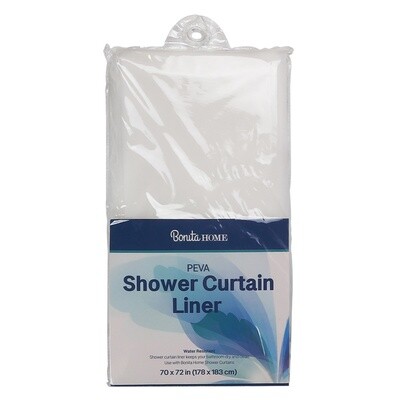 California Home Translucent Shower Liner 70x72in