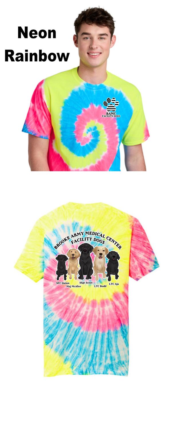 BAMC Tie-Dye Options
