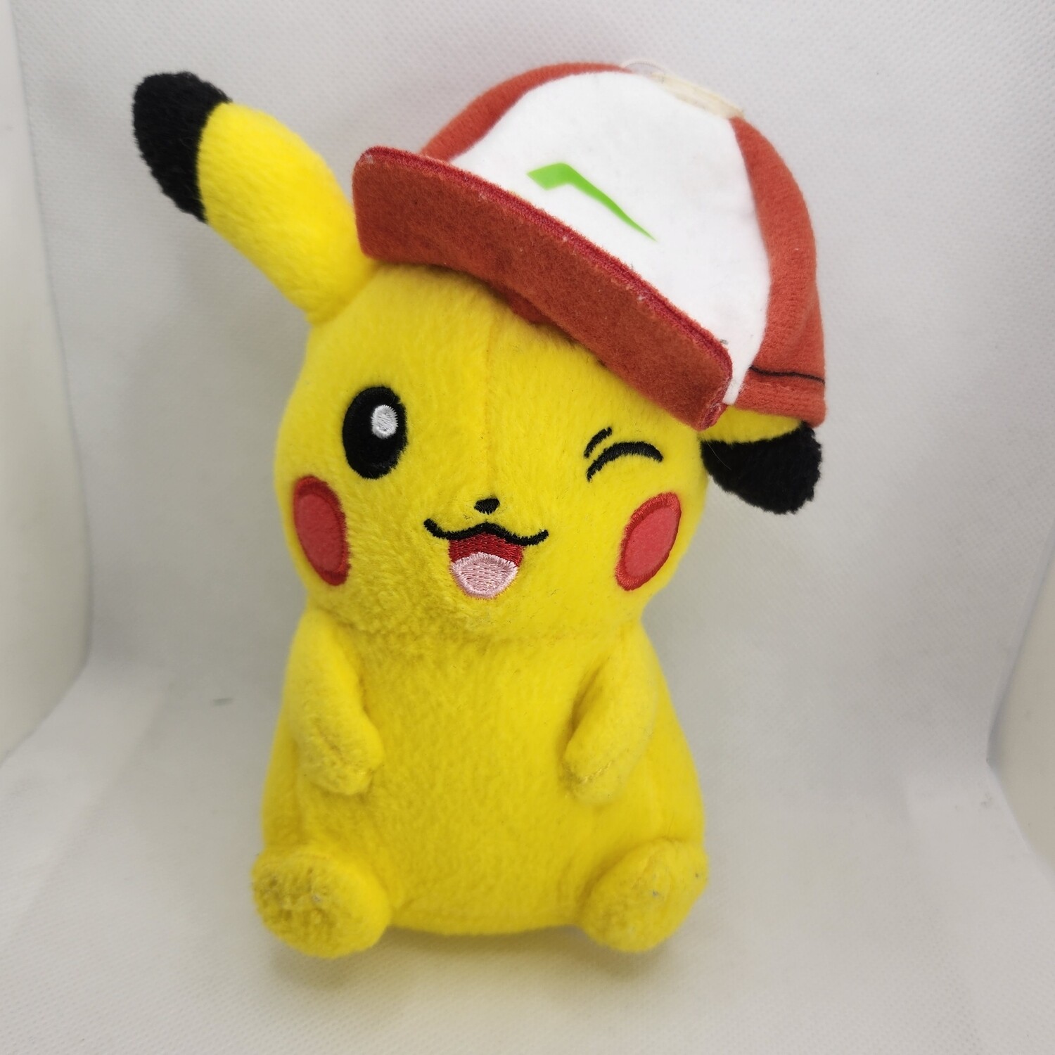 Pikachu with Ash Ketchum Hat Small Plushie