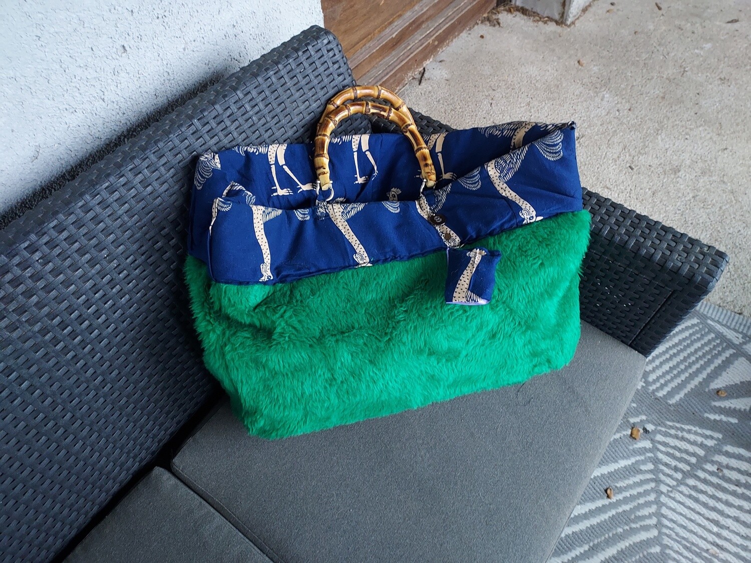 JUNGLE MARINE  fluffy vert