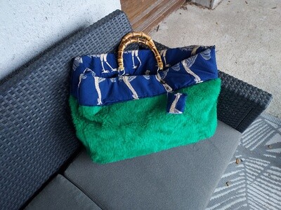 JUNGLE MARINE  fluffy vert