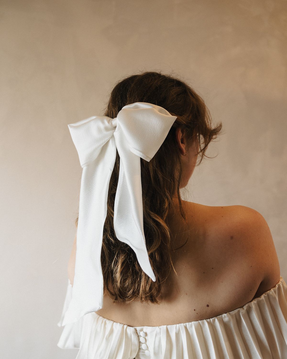 Margaux silk bow