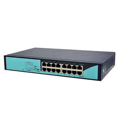 DSS-NS-116 16-Port 19*RACK-MOUNT 10/100/1000Mbps Ethernet Unmanaged Switch