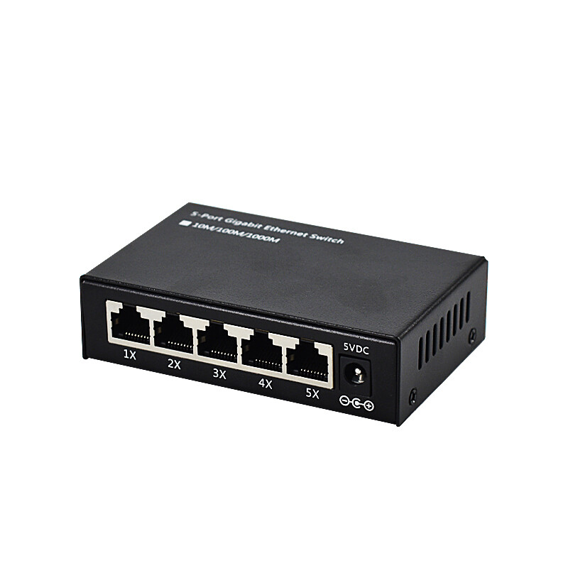 DSS-NS-105  5-Port 10/100/1000Mbps Ethernet Unmanaged Switch